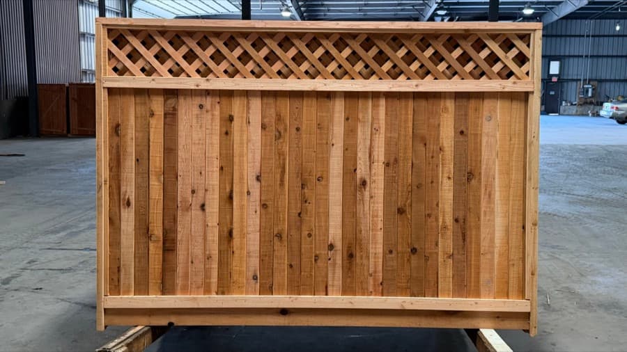 Heritage Diagonal Lattice — Contractor — built and finished at the NorthStar shop in Bolton, Ontario