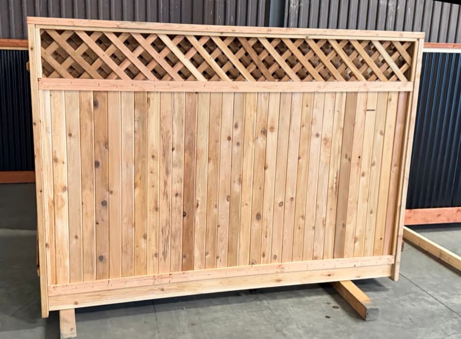 Heritage Diagonal Lattice — Contractor — built and finished at the NorthStar shop in Bolton, Ontario