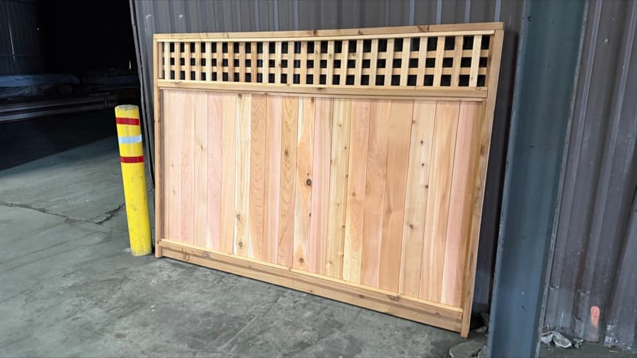 Heritage Square Lattice — built and finished at the NorthStar shop in Bolton, Ontario