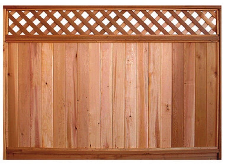 Heritage Diagonal Lattice fence panel
