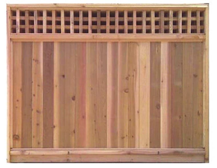 Heritage Square Lattice fence panel