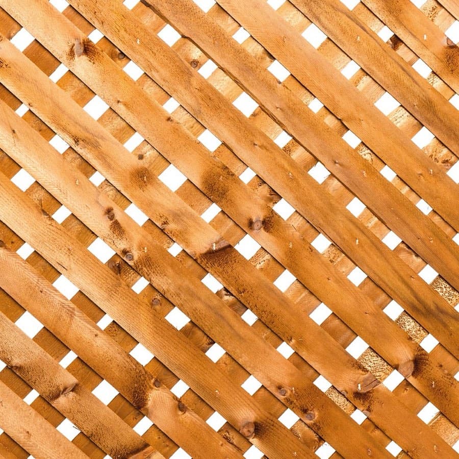 Pressure-Treated Lattice Strip — 1×8 — brown pressure-treated lumber