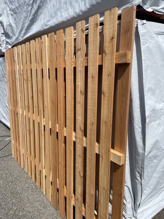 Good Neighbour Cedar — built and finished at the NorthStar shop in Bolton, Ontario