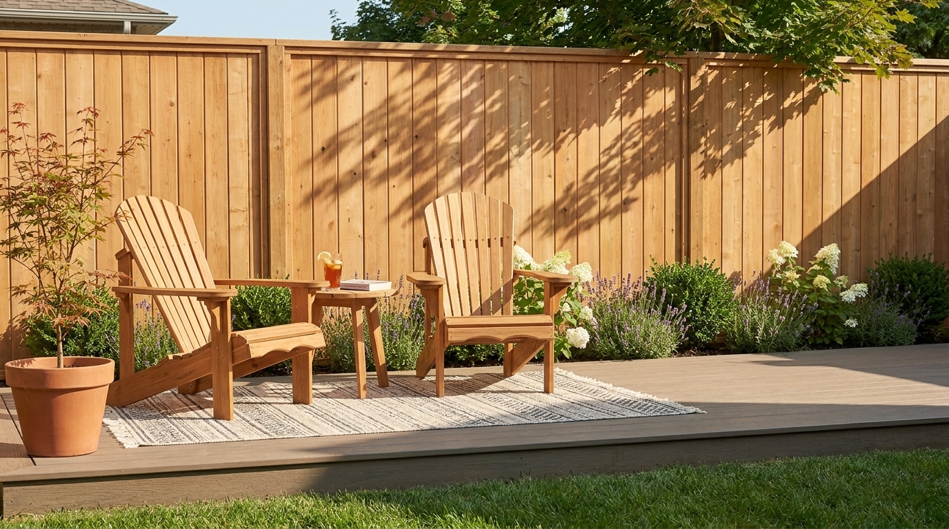 Solid Privacy Cedar installed — image 2